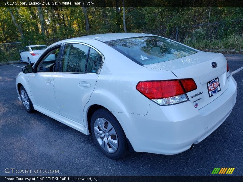 Satin White Pearl / Ivory 2013 Subaru Legacy 2.5i