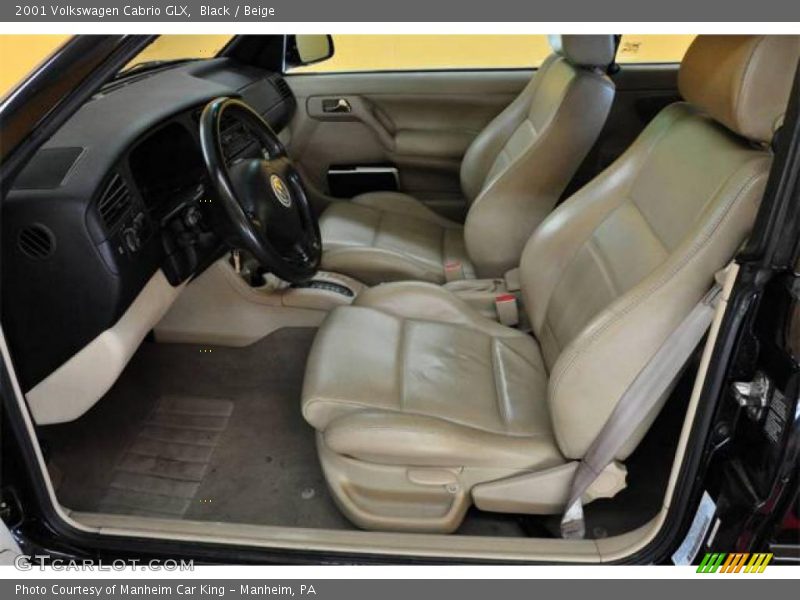 Black / Beige 2001 Volkswagen Cabrio GLX