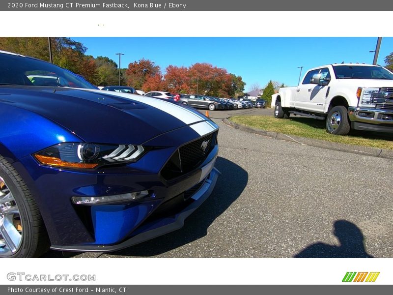 Kona Blue / Ebony 2020 Ford Mustang GT Premium Fastback