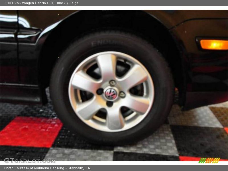 Black / Beige 2001 Volkswagen Cabrio GLX