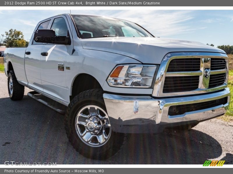 Bright White / Dark Slate/Medium Graystone 2012 Dodge Ram 2500 HD ST Crew Cab 4x4