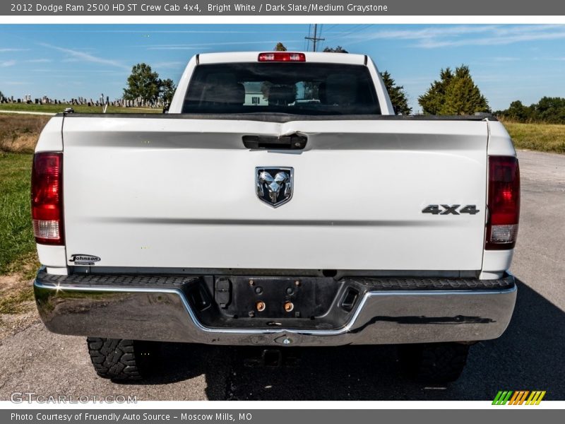 Bright White / Dark Slate/Medium Graystone 2012 Dodge Ram 2500 HD ST Crew Cab 4x4
