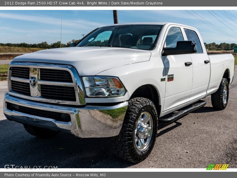 Bright White / Dark Slate/Medium Graystone 2012 Dodge Ram 2500 HD ST Crew Cab 4x4
