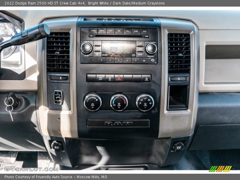 Bright White / Dark Slate/Medium Graystone 2012 Dodge Ram 2500 HD ST Crew Cab 4x4