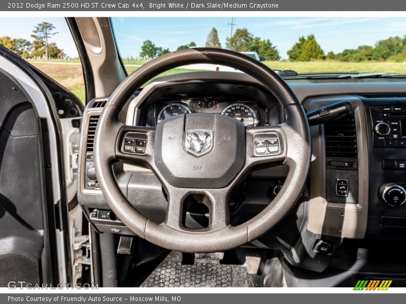 Bright White / Dark Slate/Medium Graystone 2012 Dodge Ram 2500 HD ST Crew Cab 4x4