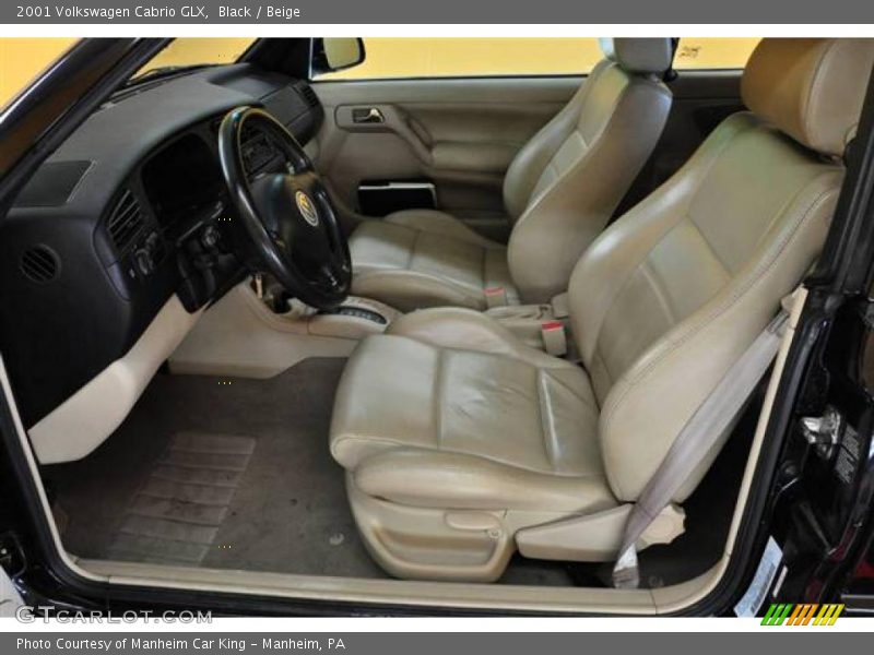 Black / Beige 2001 Volkswagen Cabrio GLX