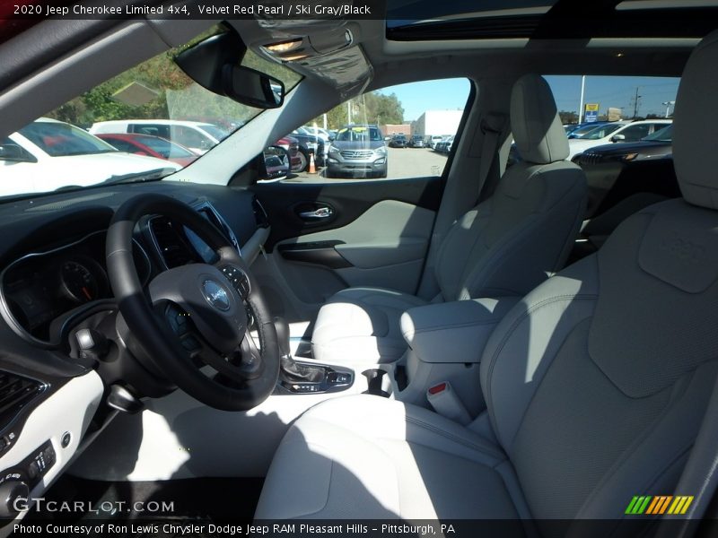 Velvet Red Pearl / Ski Gray/Black 2020 Jeep Cherokee Limited 4x4