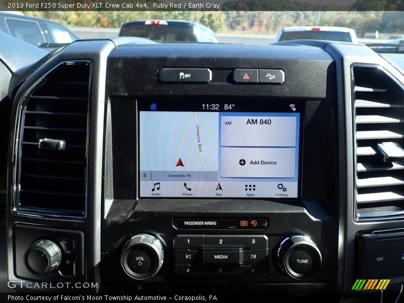 Ruby Red / Earth Gray 2019 Ford F250 Super Duty XLT Crew Cab 4x4