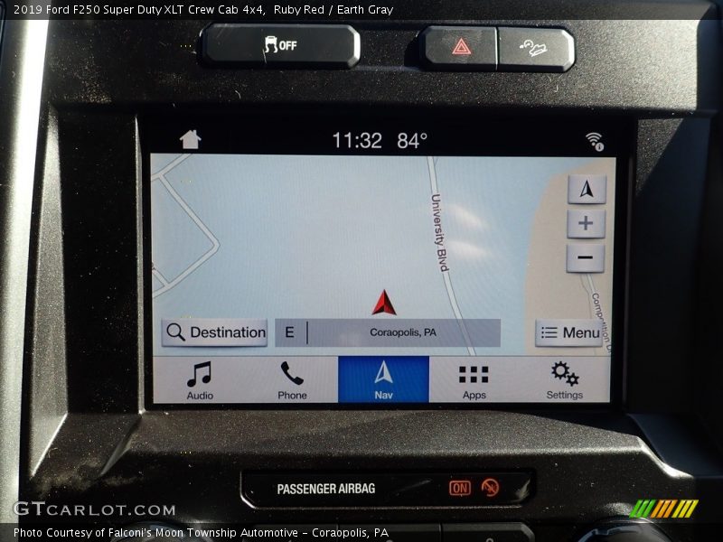 Ruby Red / Earth Gray 2019 Ford F250 Super Duty XLT Crew Cab 4x4