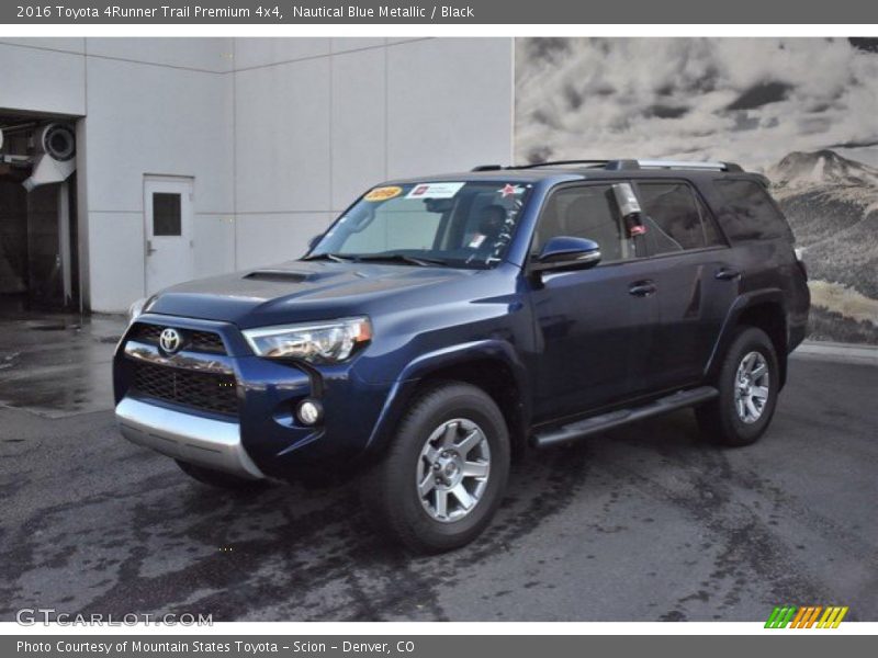 Nautical Blue Metallic / Black 2016 Toyota 4Runner Trail Premium 4x4
