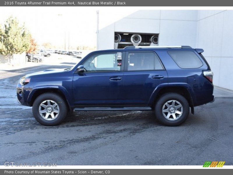 Nautical Blue Metallic / Black 2016 Toyota 4Runner Trail Premium 4x4