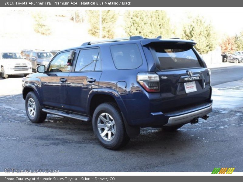Nautical Blue Metallic / Black 2016 Toyota 4Runner Trail Premium 4x4