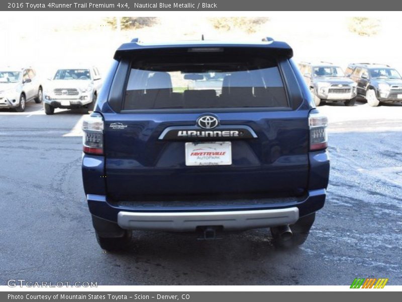 Nautical Blue Metallic / Black 2016 Toyota 4Runner Trail Premium 4x4