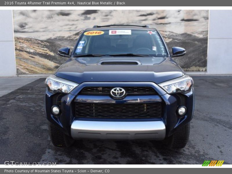Nautical Blue Metallic / Black 2016 Toyota 4Runner Trail Premium 4x4