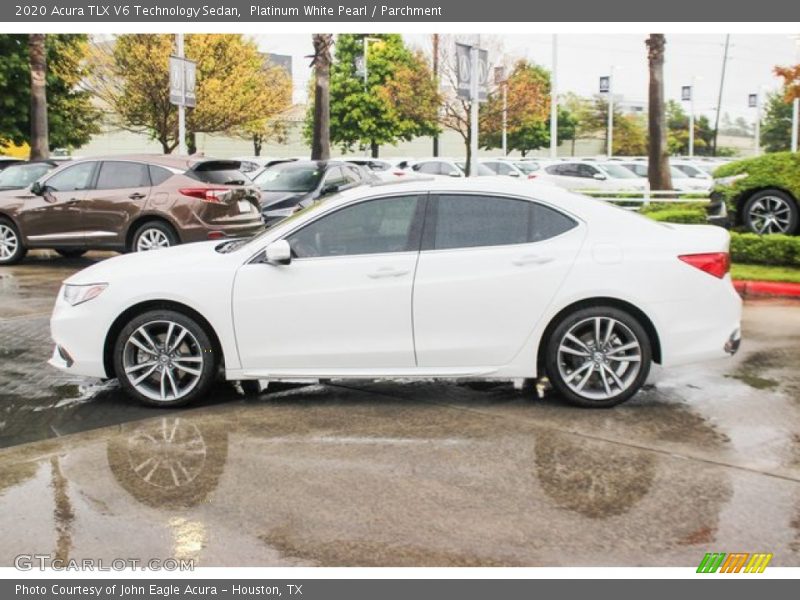 Platinum White Pearl / Parchment 2020 Acura TLX V6 Technology Sedan