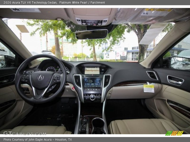 Platinum White Pearl / Parchment 2020 Acura TLX V6 Technology Sedan