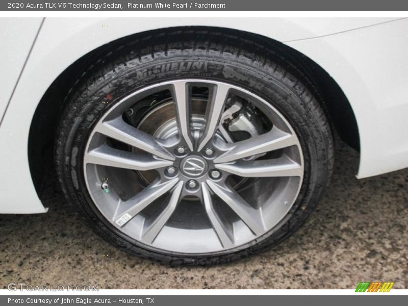 Platinum White Pearl / Parchment 2020 Acura TLX V6 Technology Sedan