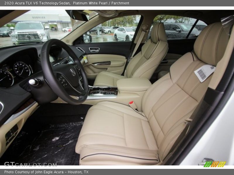 Platinum White Pearl / Parchment 2020 Acura TLX V6 Technology Sedan