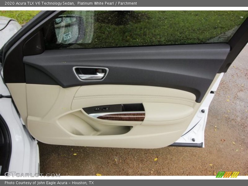 Platinum White Pearl / Parchment 2020 Acura TLX V6 Technology Sedan