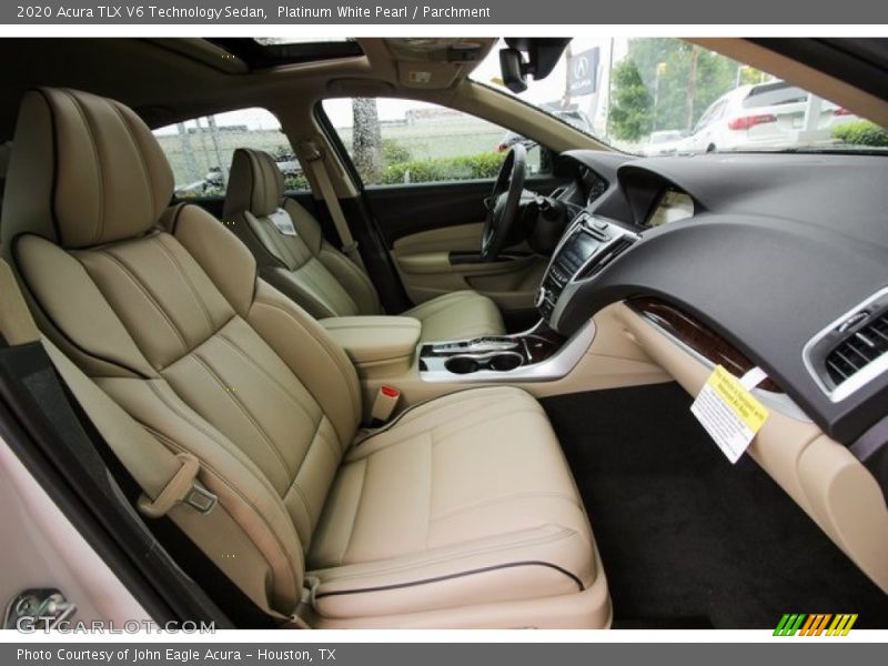 Platinum White Pearl / Parchment 2020 Acura TLX V6 Technology Sedan