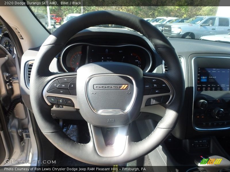 Billet / Black 2020 Dodge Durango SXT AWD