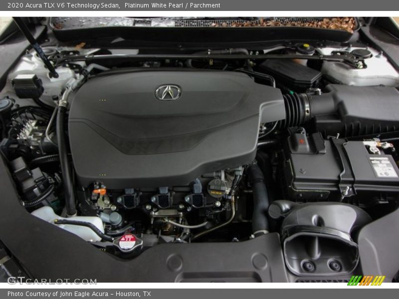 Platinum White Pearl / Parchment 2020 Acura TLX V6 Technology Sedan