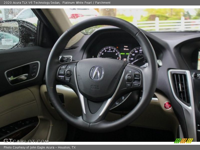 Platinum White Pearl / Parchment 2020 Acura TLX V6 Technology Sedan