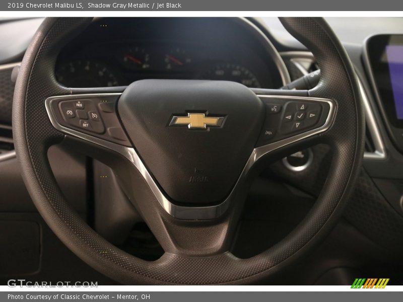 Shadow Gray Metallic / Jet Black 2019 Chevrolet Malibu LS