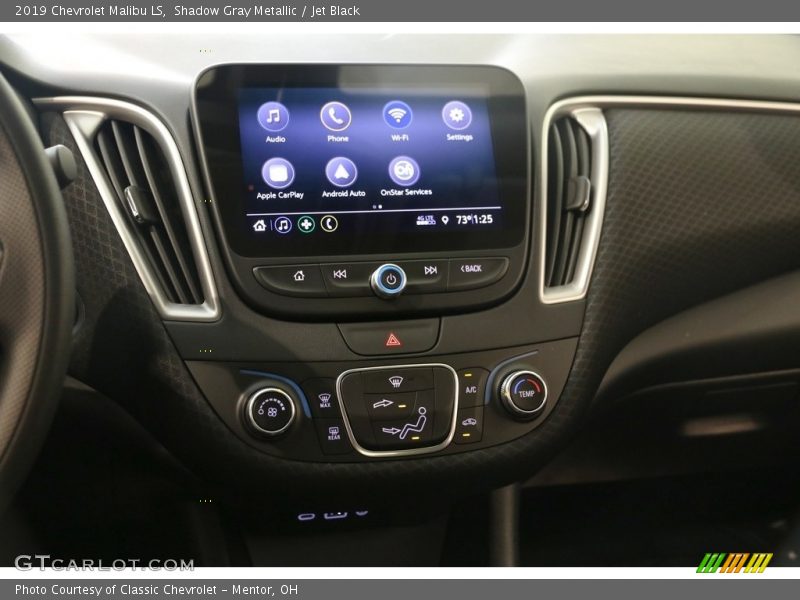 Shadow Gray Metallic / Jet Black 2019 Chevrolet Malibu LS