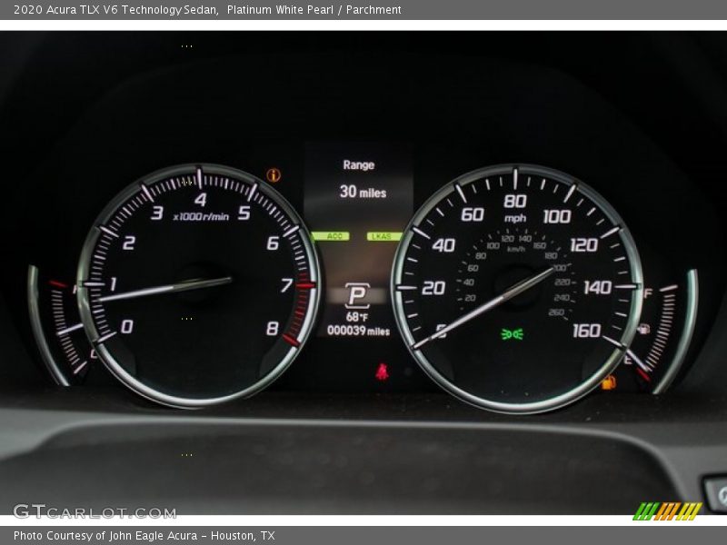 Platinum White Pearl / Parchment 2020 Acura TLX V6 Technology Sedan