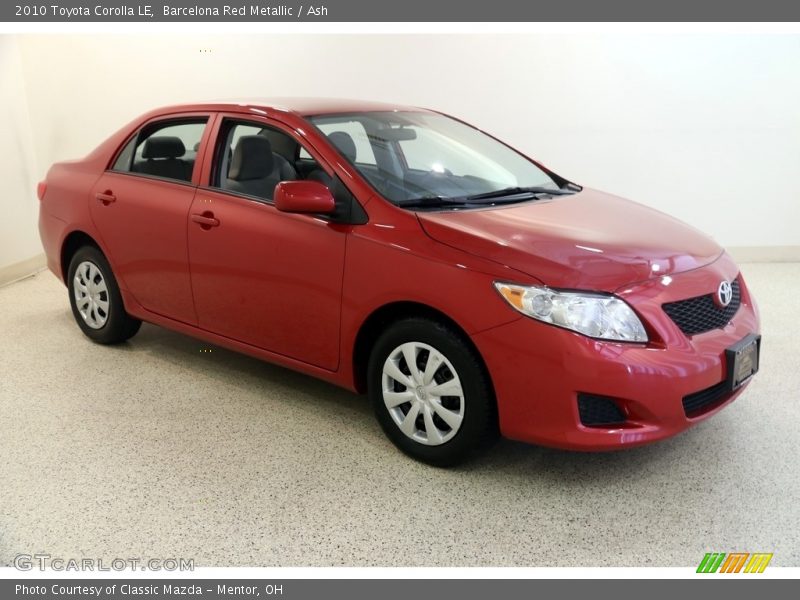 Barcelona Red Metallic / Ash 2010 Toyota Corolla LE