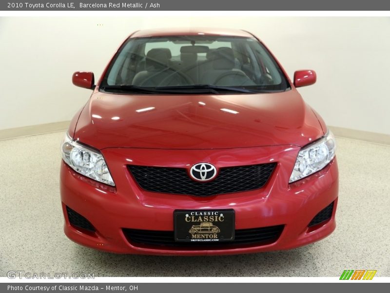Barcelona Red Metallic / Ash 2010 Toyota Corolla LE