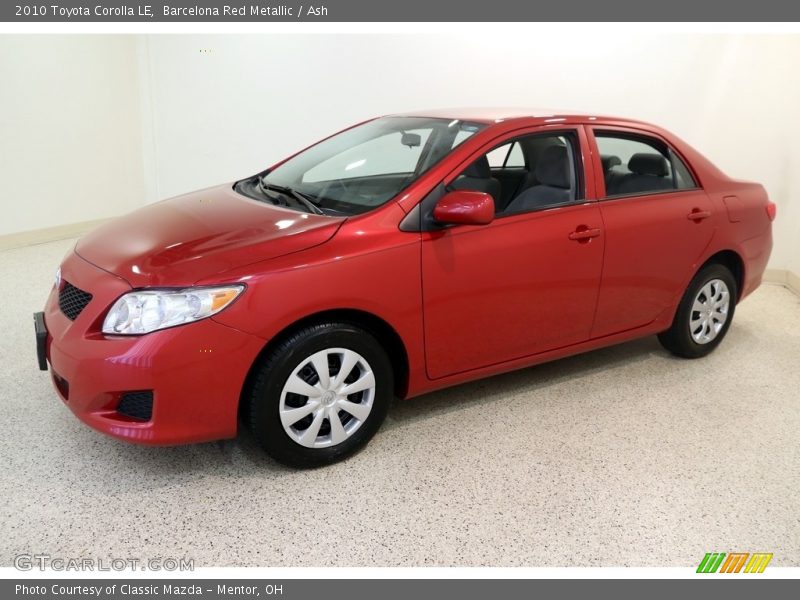 Barcelona Red Metallic / Ash 2010 Toyota Corolla LE