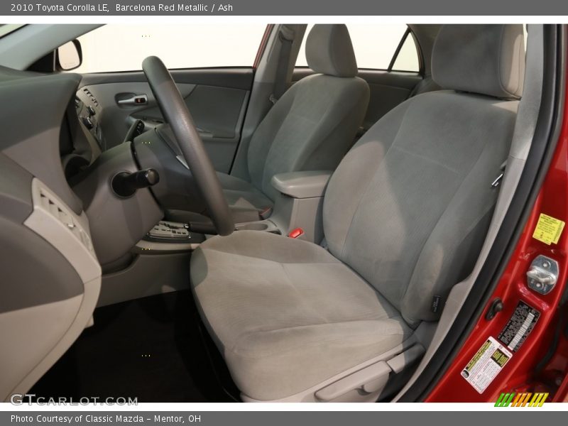 Barcelona Red Metallic / Ash 2010 Toyota Corolla LE