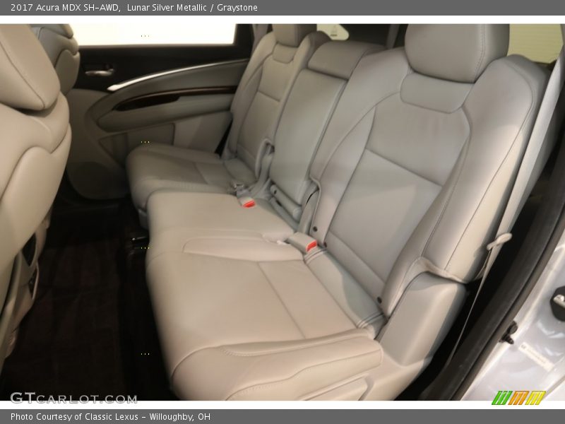 Lunar Silver Metallic / Graystone 2017 Acura MDX SH-AWD