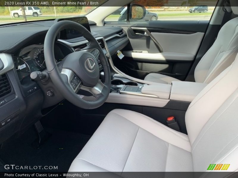 Eminent White Pearl / Birch 2020 Lexus RX 350 AWD