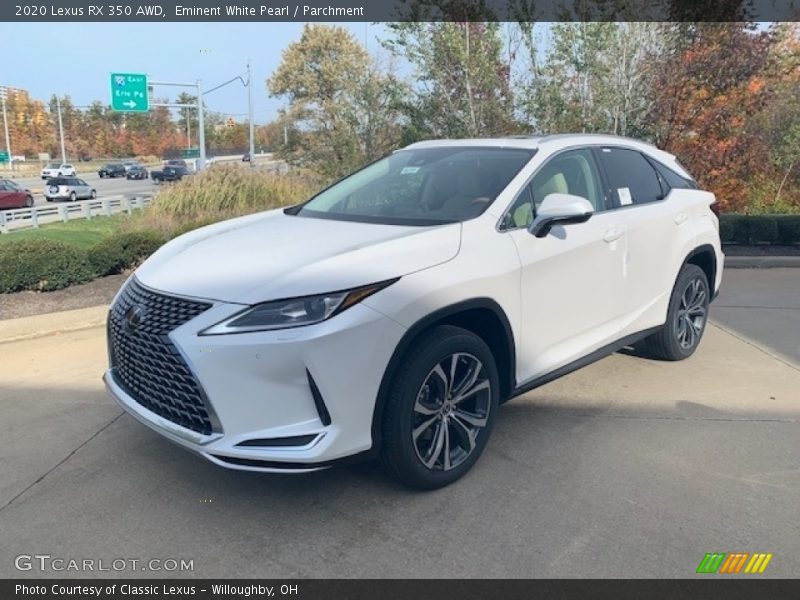 Eminent White Pearl / Parchment 2020 Lexus RX 350 AWD
