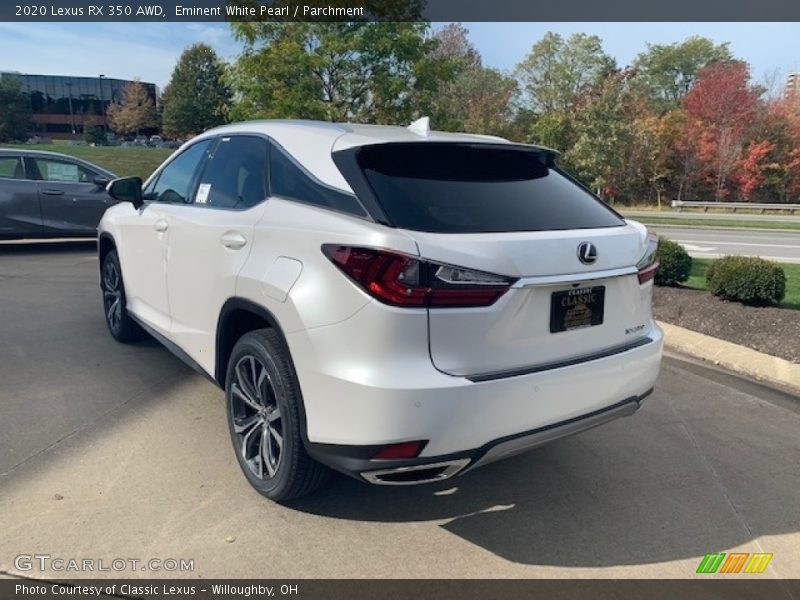 Eminent White Pearl / Parchment 2020 Lexus RX 350 AWD