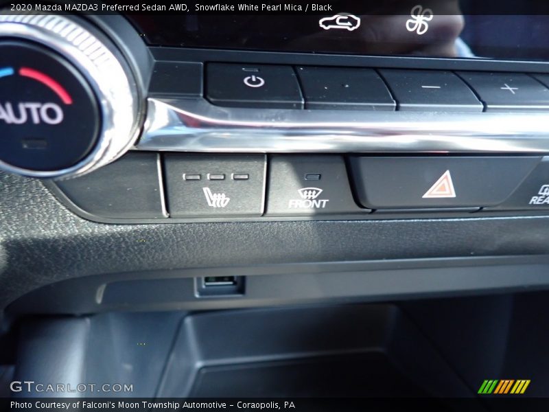 Snowflake White Pearl Mica / Black 2020 Mazda MAZDA3 Preferred Sedan AWD