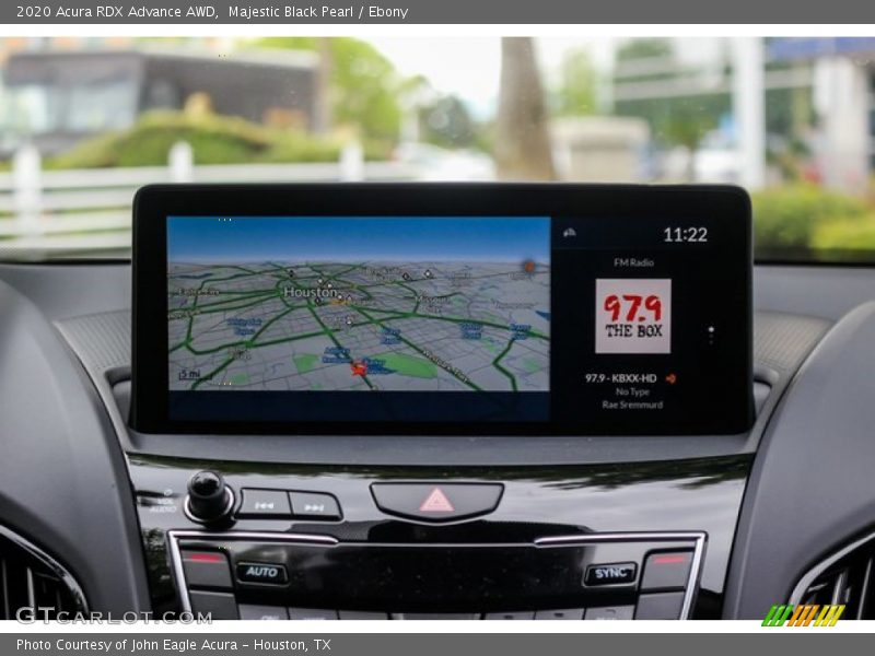 Navigation of 2020 RDX Advance AWD