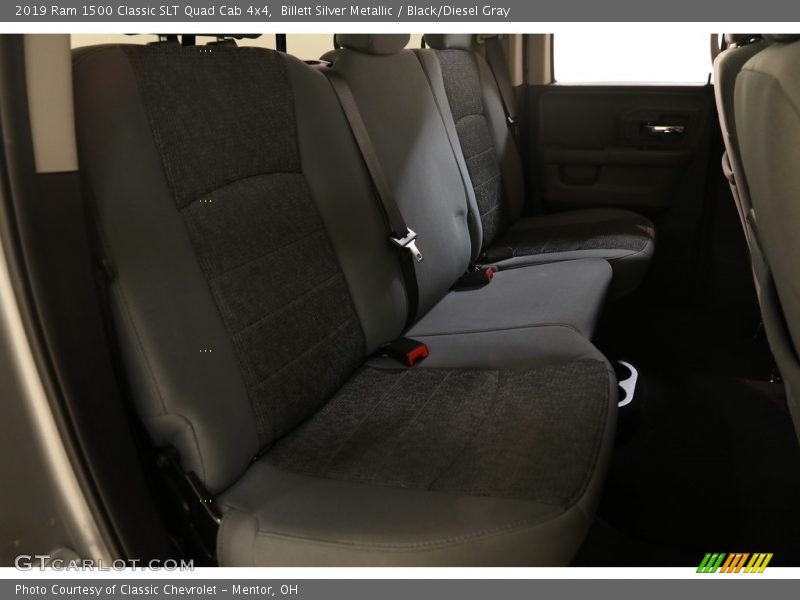 Billett Silver Metallic / Black/Diesel Gray 2019 Ram 1500 Classic SLT Quad Cab 4x4