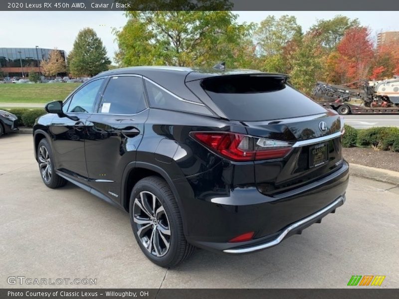 Caviar / Black 2020 Lexus RX 450h AWD