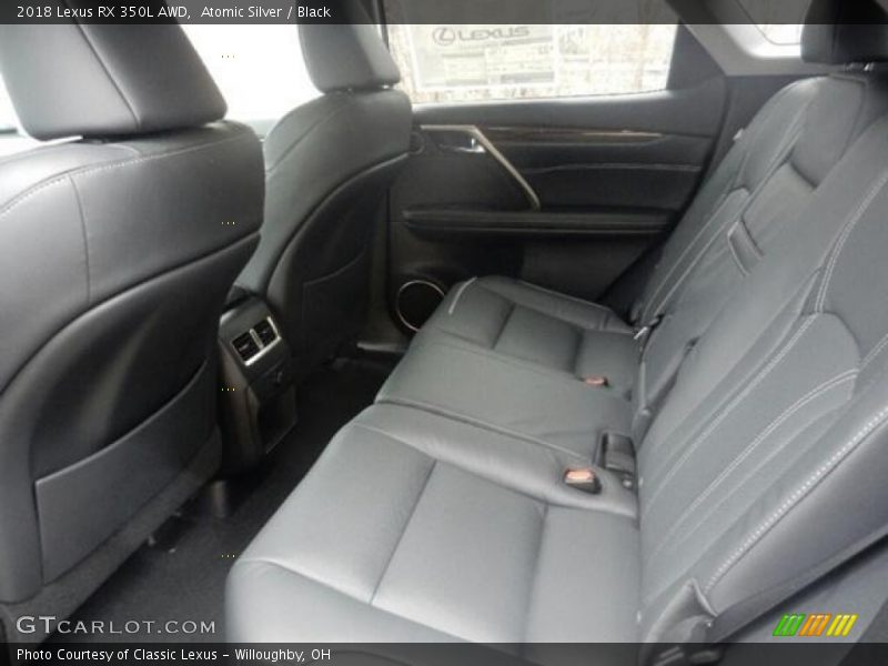 Atomic Silver / Black 2018 Lexus RX 350L AWD