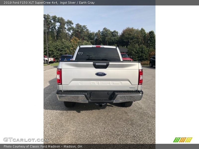 Ingot Silver / Earth Gray 2019 Ford F150 XLT SuperCrew 4x4