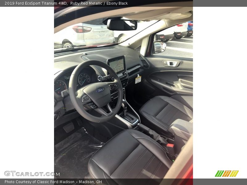 Ruby Red Metallic / Ebony Black 2019 Ford EcoSport Titanium 4WD