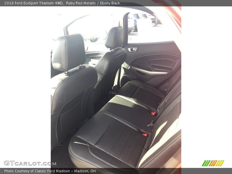 Ruby Red Metallic / Ebony Black 2019 Ford EcoSport Titanium 4WD