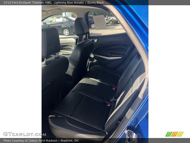 Lightning Blue Metallic / Ebony Black 2019 Ford EcoSport Titanium 4WD