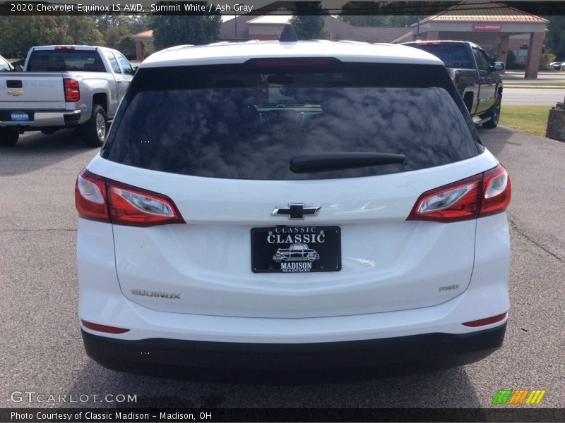 Summit White / Ash Gray 2020 Chevrolet Equinox LS AWD