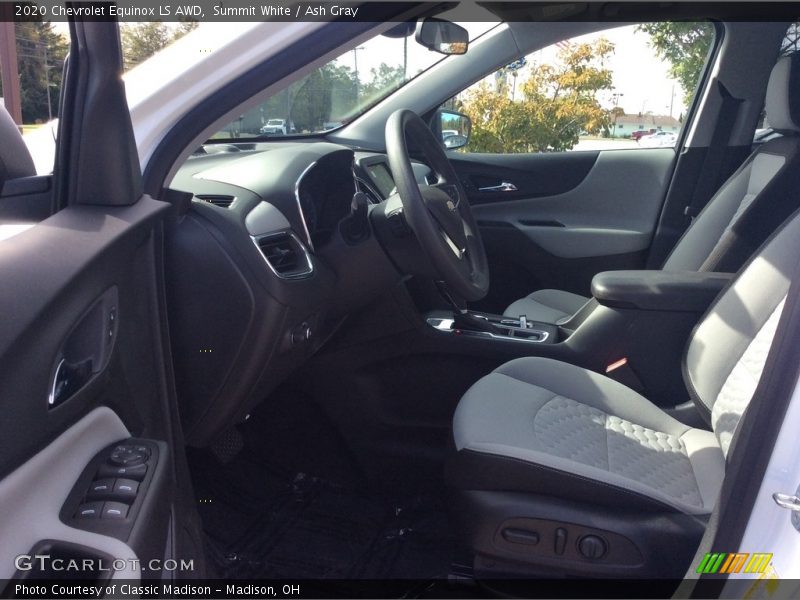 Summit White / Ash Gray 2020 Chevrolet Equinox LS AWD