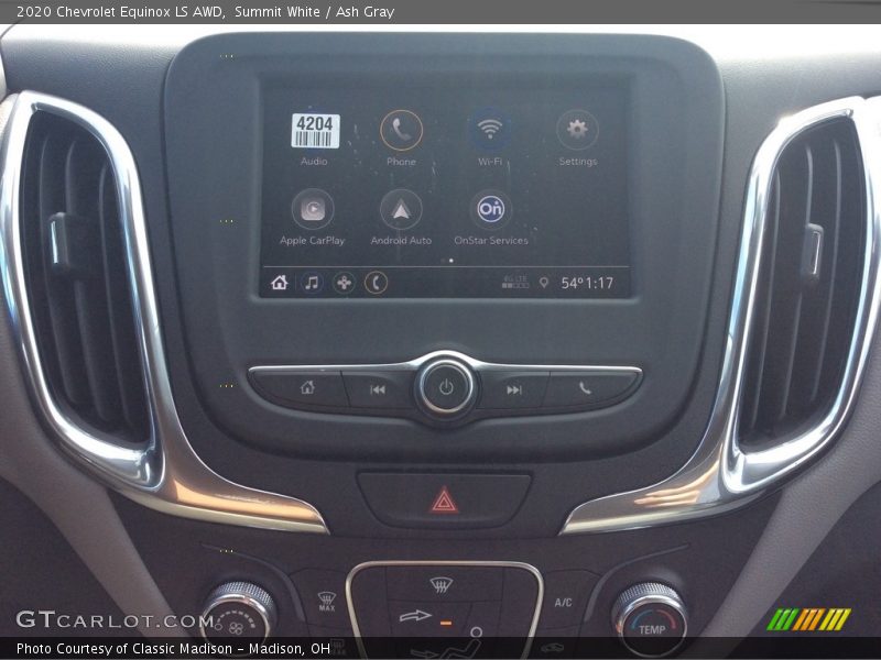Summit White / Ash Gray 2020 Chevrolet Equinox LS AWD